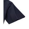 Alimens & Gentle Men’s Short Sleeve Oxford Shirt Regular Fit Button Down Collar Shirts with Pocket(Navy Blue)