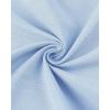 Alimens & Gentle Men’s Short Sleeve Oxford Shirt Regular Fit Button Down Collar Shirts with Pocket(Pale Blue)
