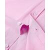 Alimens & Gentle Men’s Short Sleeve Oxford Shirt Regular Fit Button Down Collar Shirts with Pocket(Pink)