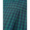 Alimens & Gentle Men’s Short Sleeve Oxford Shirt Regular Fit Button Down Collar Shirts with Pocket(Plaid Dark Green)