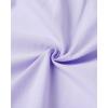 Alimens & Gentle Men’s Short Sleeve Oxford Shirt Regular Fit Button Down Collar Shirts with Pocket(Purple)