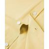 Alimens & Gentle Men’s Short Sleeve Oxford Shirt Regular Fit Button Down Collar Shirts with Pocket(Yellow)