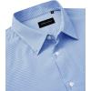 Alimens & Gentle Men’s Stripe Dress Shirts Transitional Weather Long Sleeve Casual Button Down Business Shirt Poplin Top(Sky Blue)