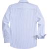 Alimens & Gentle Men’s Striped Dress Shirt Button Down Regular Fit Shirts Casual Business Transitional Weather(Blue Pink Stripe)