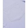 Alimens & Gentle Men’s Striped Dress Shirt Button Down Regular Fit Shirts Casual Business Transitional Weather(Blue Pinstripe)