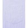 Alimens & Gentle Men’s Striped Dress Shirt Button Down Regular Fit Shirts Casual Business Transitional Weather(Light Blue Stripe)