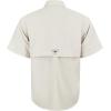 Alimens & Gentle Short Sleeve Fishing Shirt Wicking Fabric Sun Protection Casual Button Down Shirts(Beige)