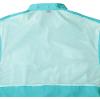 Alimens & Gentle Short Sleeve Fishing Shirt Wicking Fabric Sun Protection Casual Button Down Shirts(Blue Green)