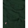 Alimens & Gentle Short Sleeve Fishing Shirt Wicking Fabric Sun Protection Casual Button Down Shirts(Dark Green)