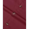 Alimens & Gentle Short Sleeve Fishing Shirt Wicking Fabric Sun Protection Casual Button Down Shirts(Ruby Red)