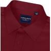 Alimens & Gentle Men’s Dress Shirts Long Sleeve Wrinkle-Free Stretch Shirts Solid Formal Button Down Shirt with Pocket(Burgundy)