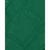 Alimens & Gentle Men’s Dress Shirts Long Sleeve Wrinkle-Free Stretch Shirts Solid Formal Button Down Shirt with Pocket(Green)