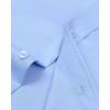 Alimens & Gentle Men’s Dress Shirts Long Sleeve Wrinkle-Free Stretch Shirts Solid Formal Button Down Shirt with Pocket(Light Blue)
