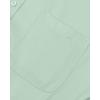 Alimens & Gentle Men’s Dress Shirts Long Sleeve Wrinkle-Free Stretch Shirts Solid Formal Button Down Shirt with Pocket(Light Green)