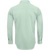 Alimens & Gentle Men’s Dress Shirts Long Sleeve Wrinkle-Free Stretch Shirts Solid Formal Button Down Shirt with Pocket(Light Green)