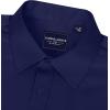 Alimens & Gentle Men’s Dress Shirts Long Sleeve Wrinkle-Free Stretch Shirts Solid Formal Button Down Shirt with Pocket(Navy Blue)