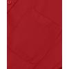 Alimens & Gentle Men’s Dress Shirts Long Sleeve Wrinkle-Free Stretch Shirts Solid Formal Button Down Shirt with Pocket(Red)