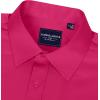 Alimens & Gentle Men’s Dress Shirts Long Sleeve Wrinkle-Free Stretch Shirts Solid Formal Button Down Shirt with Pocket(Rosy)