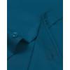 Alimens & Gentle Men’s Dress Shirts Long Sleeve Wrinkle-Free Stretch Shirts Solid Formal Button Down Shirt with Pocket(Turquoise)