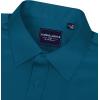 Alimens & Gentle Men’s Dress Shirts Long Sleeve Wrinkle-Free Stretch Shirts Solid Formal Button Down Shirt with Pocket(Turquoise)