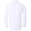 Alimens & Gentle Men’s Dress Shirts Long Sleeve Wrinkle-Free Stretch Shirts Solid Formal Button Down Shirt with Pocket(White)
