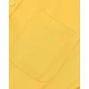 Alimens & Gentle Men’s Dress Shirts Long Sleeve Wrinkle-Free Stretch Shirts Solid Formal Button Down Shirt with Pocket(Yellow)