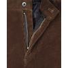Alimens & Gentle Men’s Corduroy Pant Straight Fit Flat-Front Casual Chino Pants(Brown)