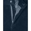 Alimens & Gentle Men’s Corduroy Pant Straight Fit Flat-Front Casual Chino Pants(Indigo Blue)
