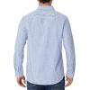 Alimens & Gentle Men’s Plaid Button Down Shirt Long Sleeve Dress Shirt Regular Fit Business Casual Gingham Shirts(Sky Blue/ White Check)