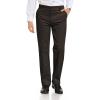 Alimens & Gentle Men’s Corduroy Pant Straight Fit Flat-Front Casual Chino Pants(Coffee)