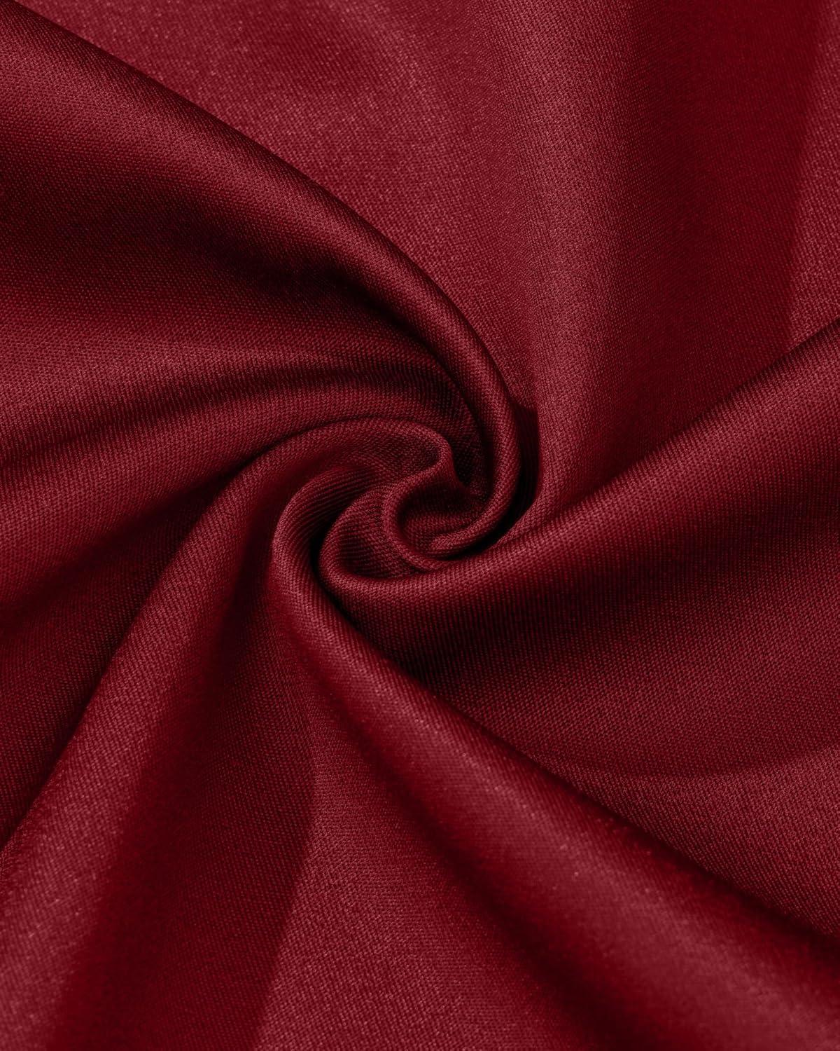 imageAlimens amp Gentle Mens Dress Shirts Long Sleeve Wrinkle Free Stretch Business Casual Wedding Button Down ShirtBurgundy