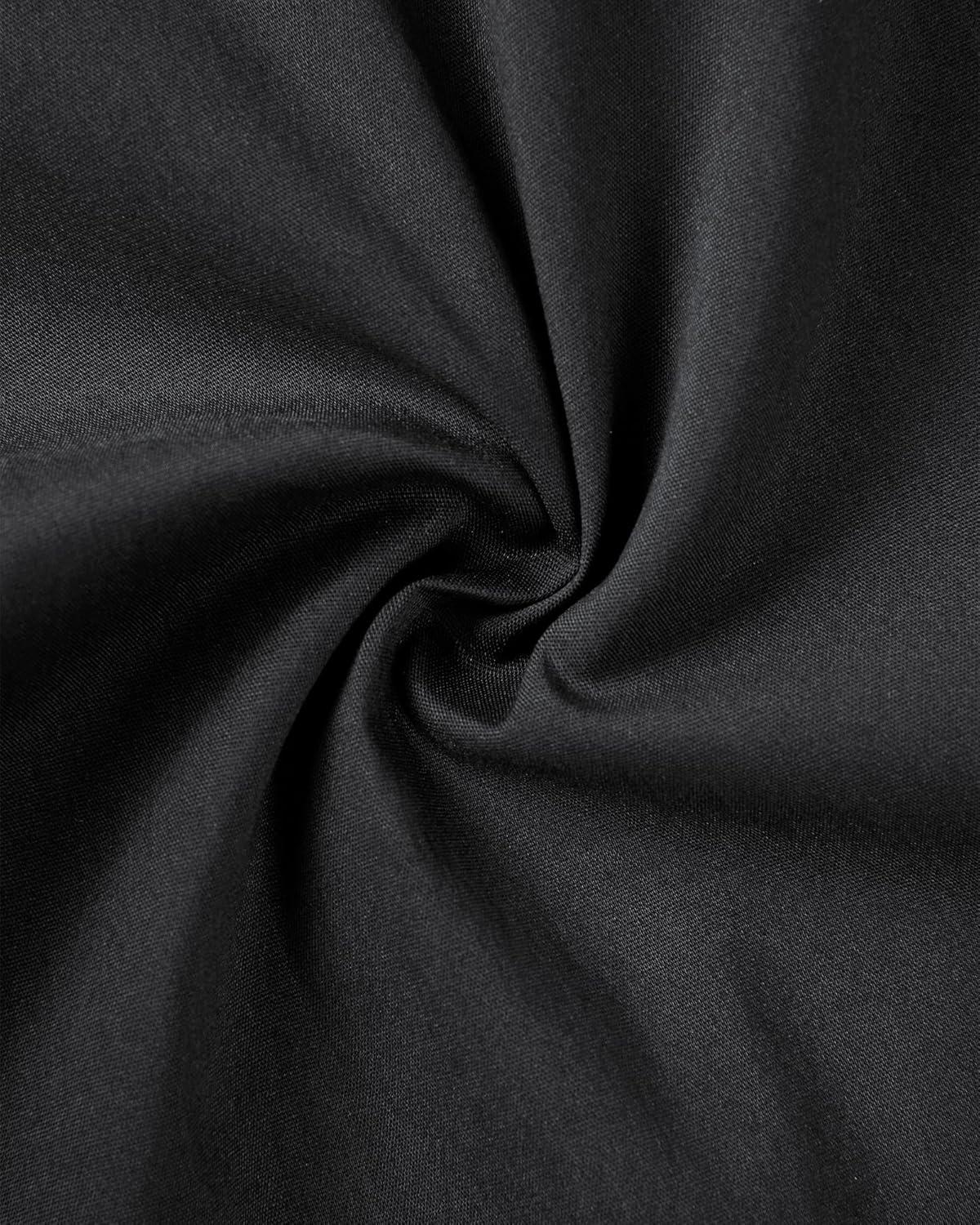 imageAlimens amp Gentle Mens Dress Shirts Long Sleeve WrinkleResistant Solid Stretch Button Down ShirtDark Gery