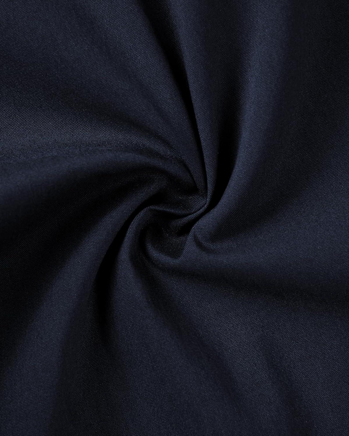 imageAlimens amp Gentle Mens Dress Shirts Long Sleeve WrinkleResistant Solid Stretch Button Down ShirtNavy