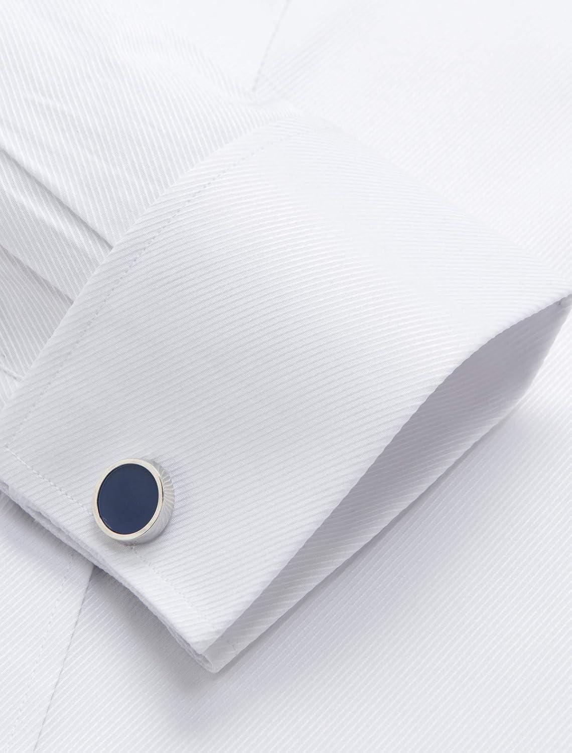 imageAlimens amp Gentle Mens French Cuff Dress Shirt and Oxford Shirts with Pocket