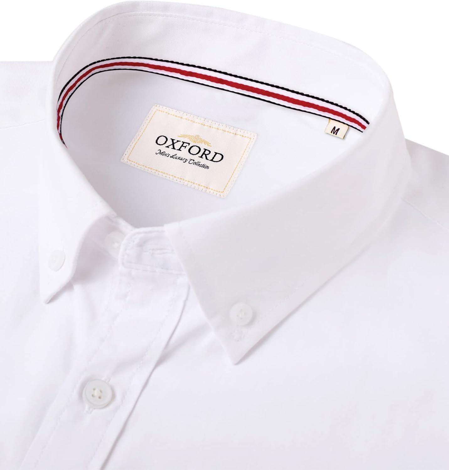 imageAlimens amp Gentle Mens Oxford Shirt Long Sleeve Button Down Shirt Casual Stretch Dress Shirt with Pocket