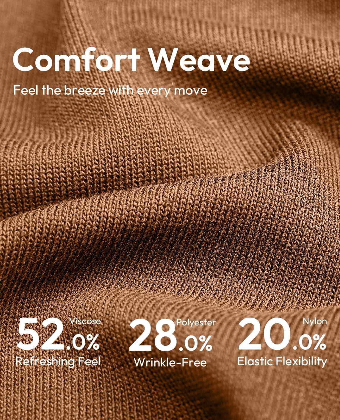 imageAlimens amp Gentle Mens Shirts Casual Button Down Shirts Beach Vintage Knit Short Sleeve Polo Shirt for Men02brown