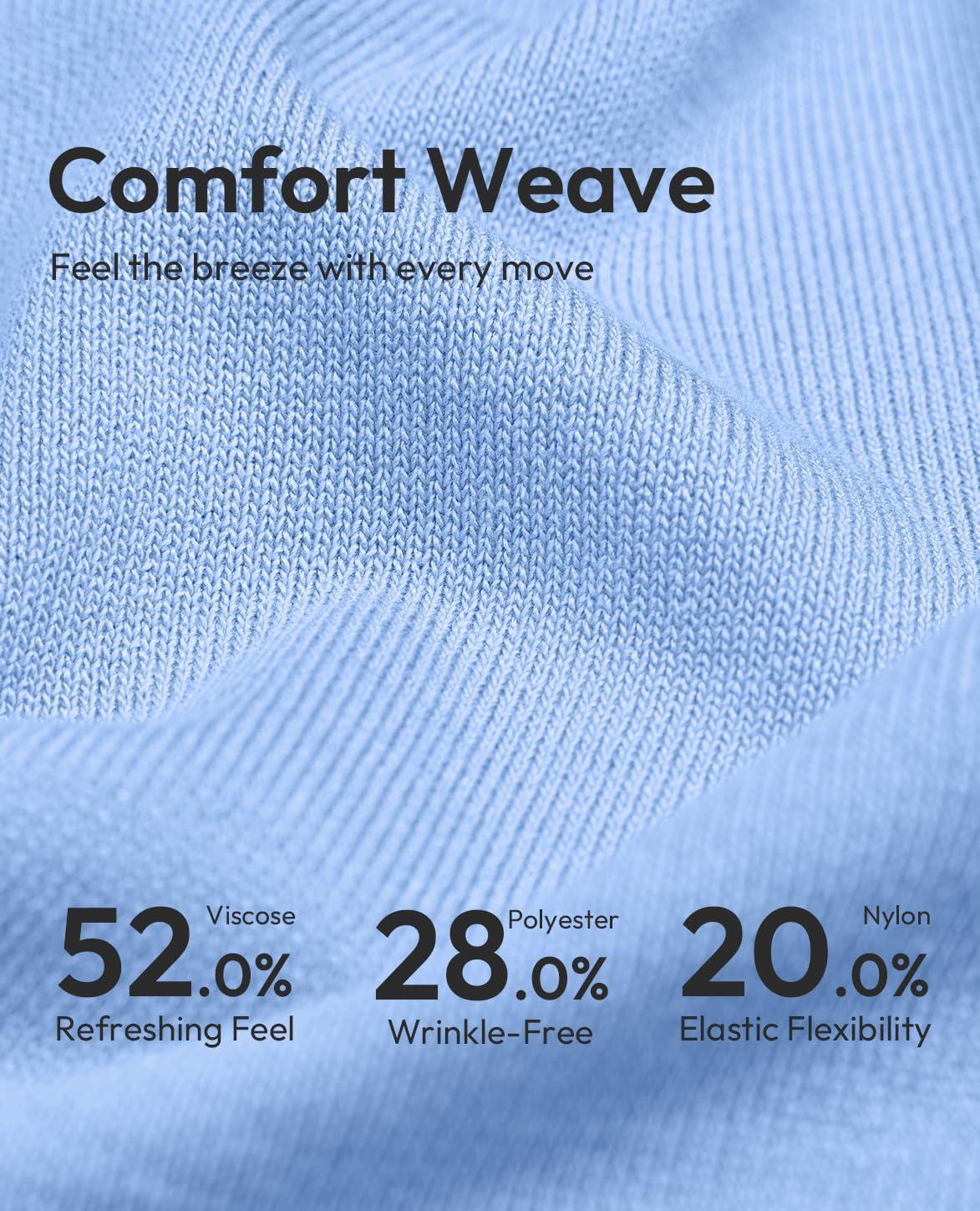imageAlimens amp Gentle Mens Shirts Casual Button Down Shirts Beach Vintage Knit Short Sleeve Polo Shirt for Men14light Blue