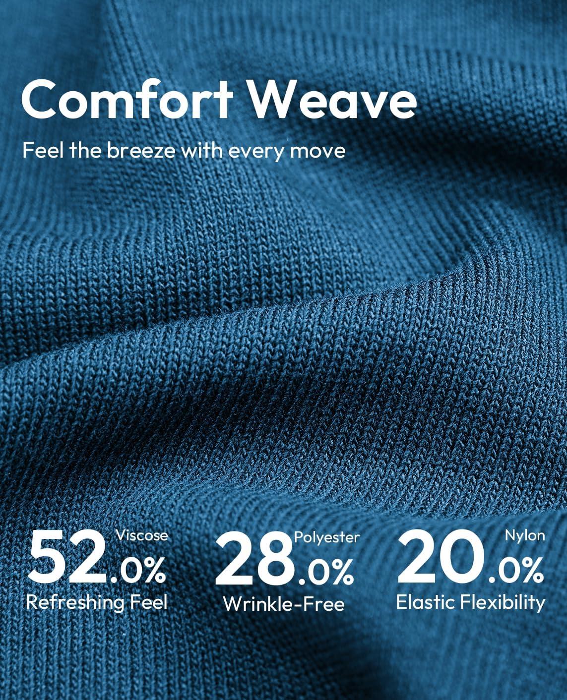 imageAlimens amp Gentle Mens Shirts Casual Button Down Shirts Beach Vintage Knit Short Sleeve Polo Shirt for Men15lake Blue