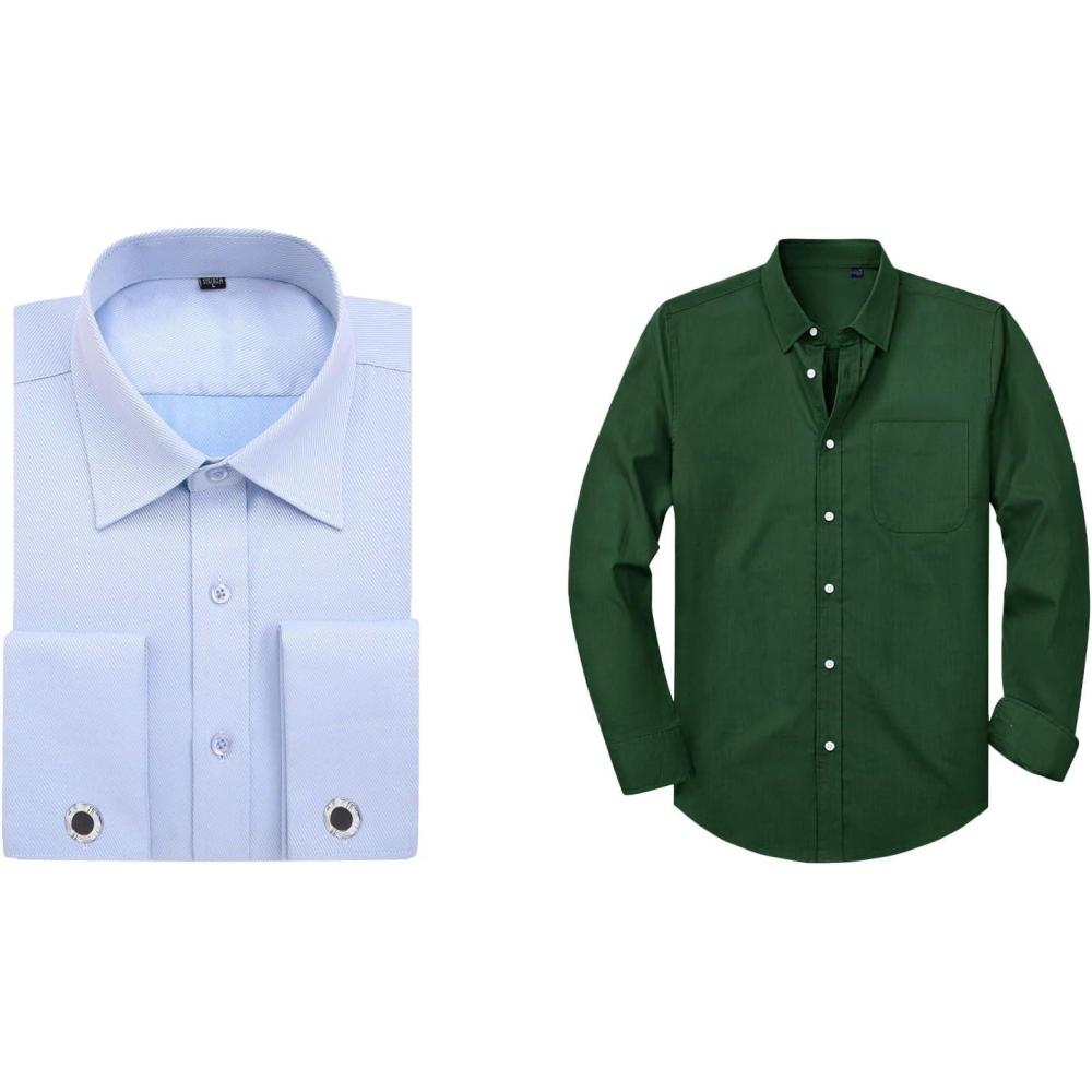 imageAlimens amp Gentle French Cuff Shirt and Oxford Shirt