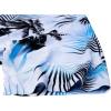 Alimens & Gentle Hawaiian Shirt for Men Summer Beach Casual Short Sleeve Button Down Shirts Printed Tropical Vacation Shirts(Blue White Palm)