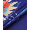 Alimens & Gentle Hawaiian Shirt for Men Summer Beach Casual Short Sleeve Button Down Shirts Printed Tropical Vacation Shirts(Bright Blue Beach)