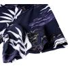 Alimens & Gentle Hawaiian Shirt for Men Summer Beach Casual Short Sleeve Button Down Shirts Printed Tropical Vacation Shirts(Dark Purple)