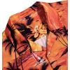 Alimens & Gentle Hawaiian Shirt for Men Summer Beach Casual Short Sleeve Button Down Shirts Printed Tropical Vacation Shirts(Dusk)