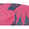 Alimens & Gentle Hawaiian Shirt for Men Summer Beach Casual Short Sleeve Button Down Shirts Printed Tropical Vacation Shirts(Pink Blue)