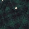 Alimens & Gentle Men’s Button Down Regular Fit Long Sleeve Plaid Flannel Casual Shirts(Green Navy Plaid)