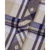 Alimens & Gentle Men’s Button Down Regular Fit Long Sleeve Plaid Flannel Casual Shirts(Navy Beige)