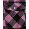 Alimens & Gentle Men’s Button Down Regular Fit Long Sleeve Plaid Flannel Casual Shirts(Rosy&black)