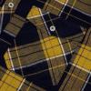 Alimens & Gentle Men’s Button Down Regular Fit Long Sleeve Plaid Flannel Casual Shirts(Yellow Navy Plaid)