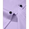 Alimens & Gentle Men’s Dress Shirts Long Sleeve Wrinkle Free Stretch Business Casual Wedding Button Down Shirt(Lavender)