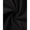 Alimens & Gentle Men’s Dress Shirts Long Sleeve Wrinkle-Resistant Solid Stretch Button Down Shirt(Black)
